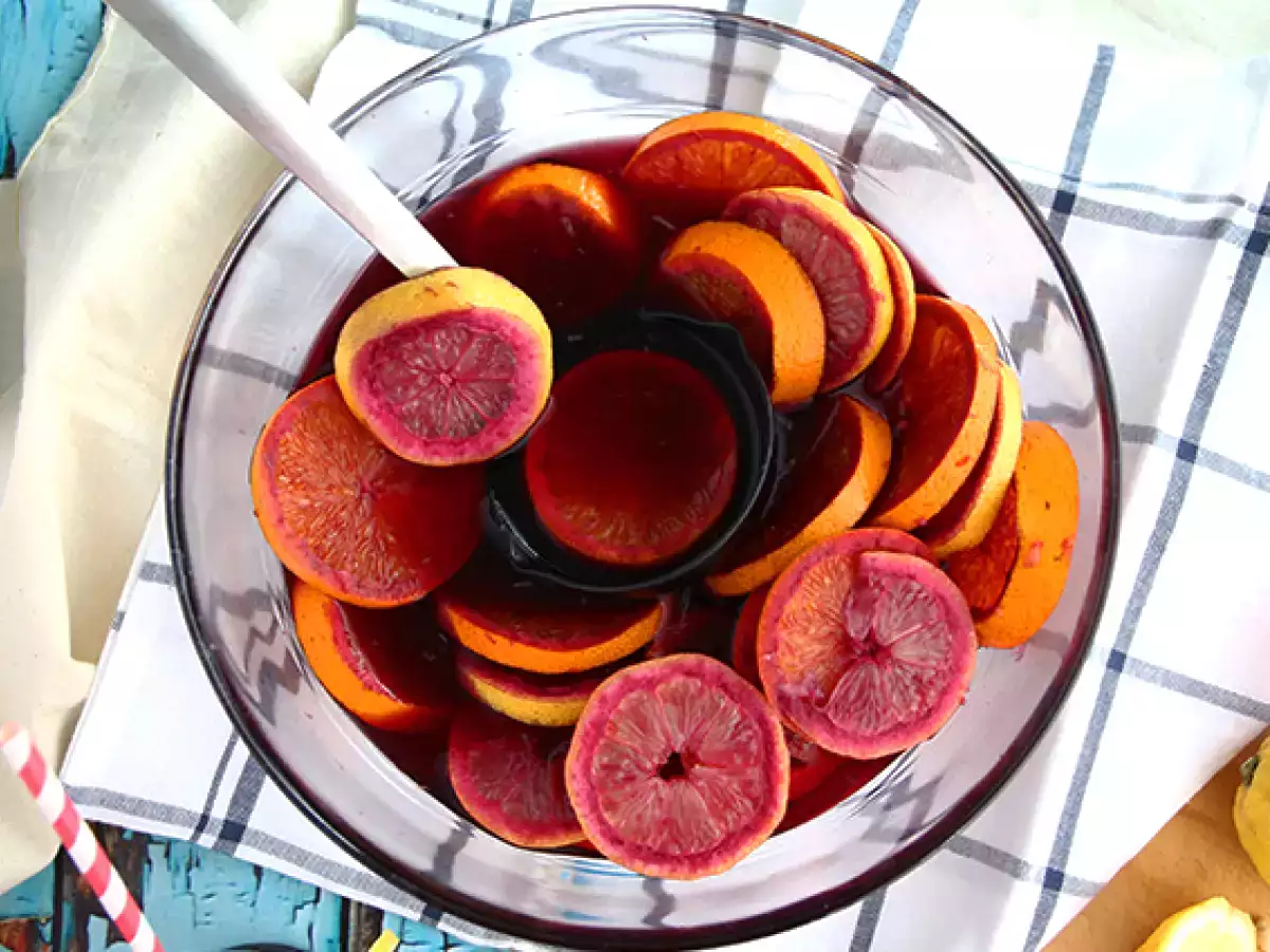 Sangria med citrusfrugter - foto 2