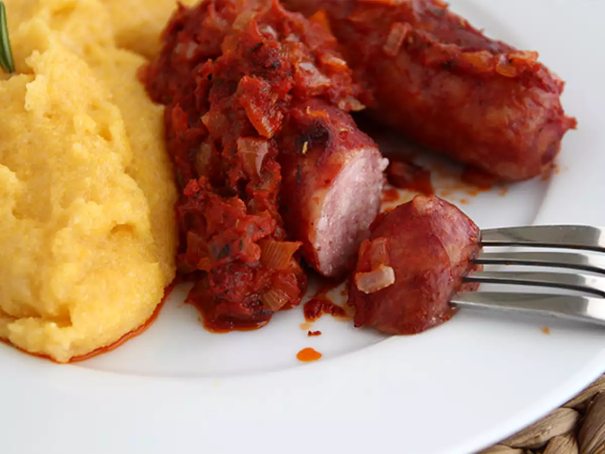 Savoie-pølser med polenta og Comté - foto 2