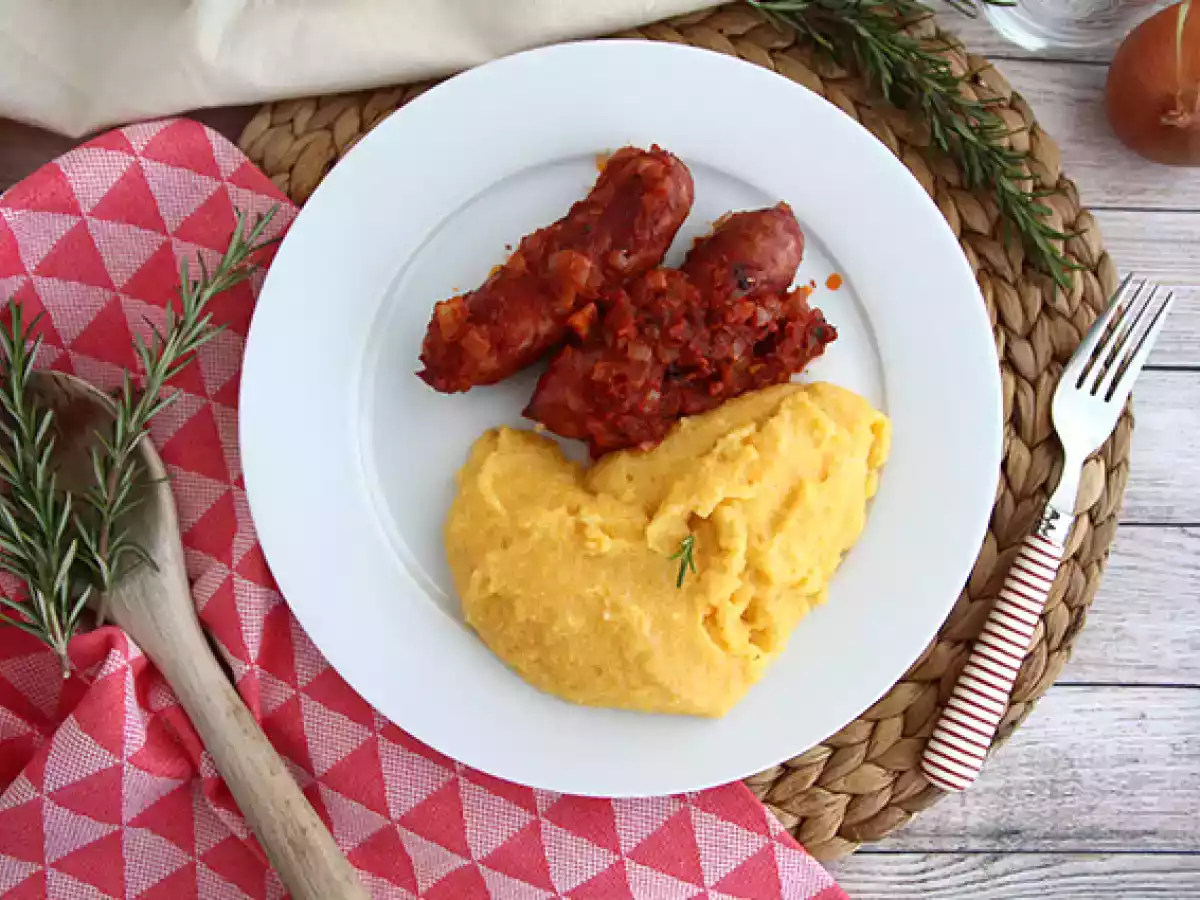 Savoy diots med polenta og comté-ost