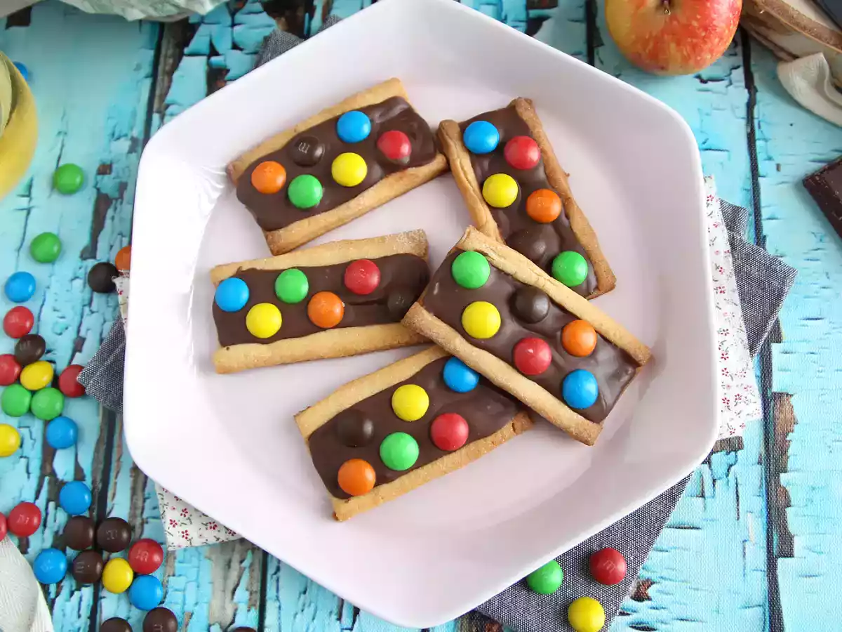 Shortbread-kiks med m&m's - foto 3