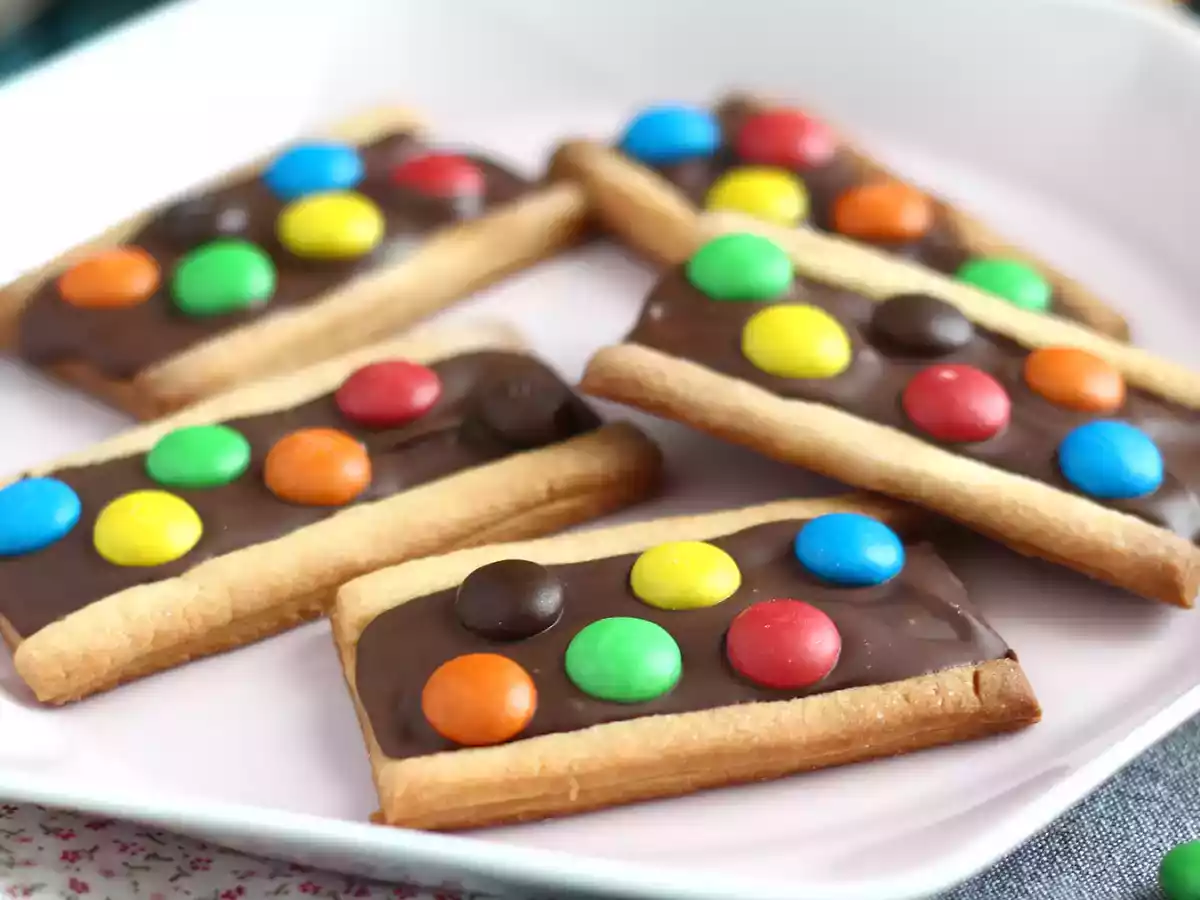 Shortbread-kiks med m&m's - foto 5