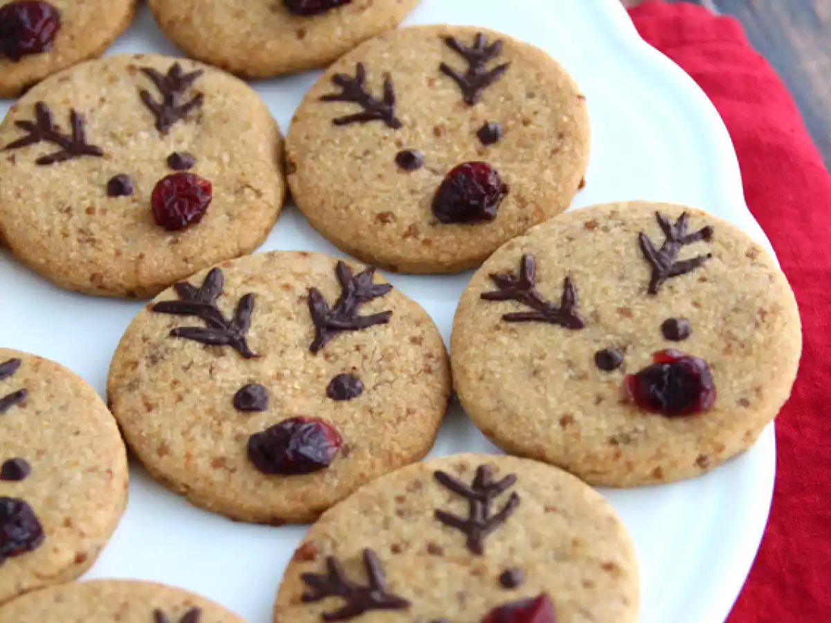 Shortbread-kiks med rensdyr (glutenfri og vegansk) - foto 2