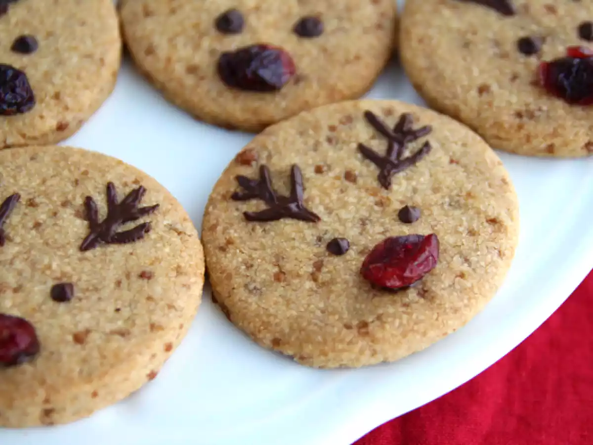 Shortbread-kiks med rensdyr (glutenfri og vegansk) - foto 3
