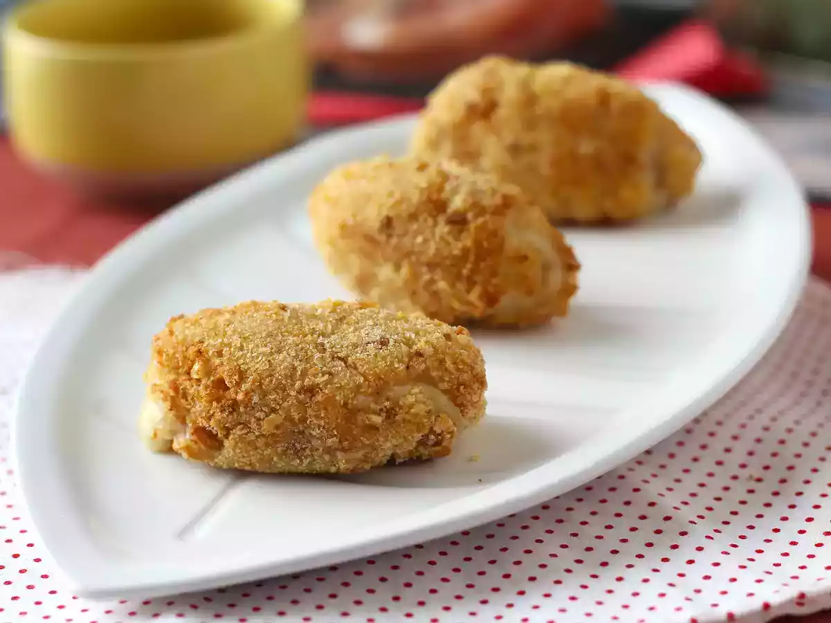 Skinkekroketter med Air Fryer: lidt olie, men lige så sprøde som altid!