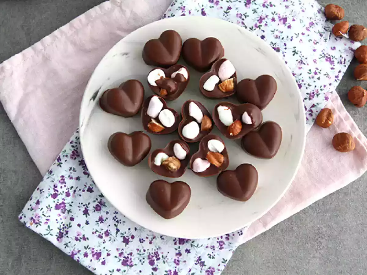 Skumfidus- og hasselnøddechokolade - foto 3