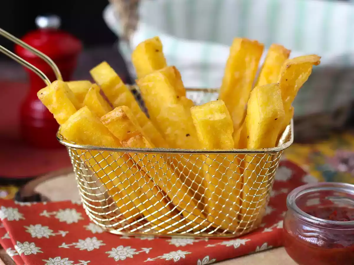 Skyldfri stegt polenta: sprød, gylden og perfekt i Air Fryer! - foto 2