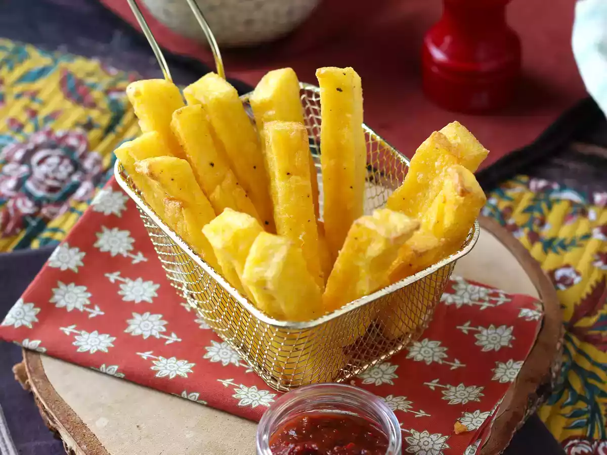 Skyldfri stegt polenta: sprød, gylden og perfekt i Air Fryer! - foto 4