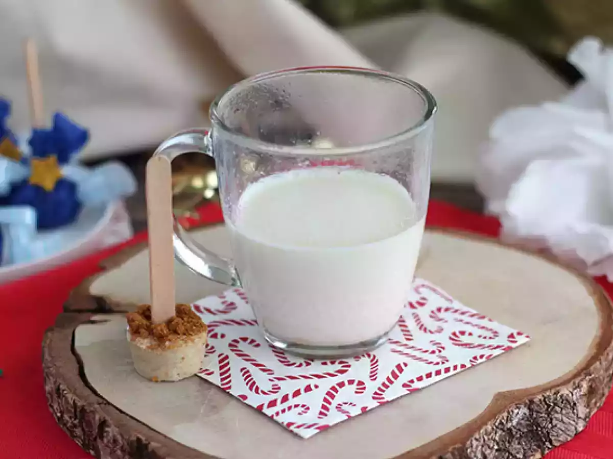 Slikkepinde med varm chokolade: hvid chokolade + speculoos - foto 2