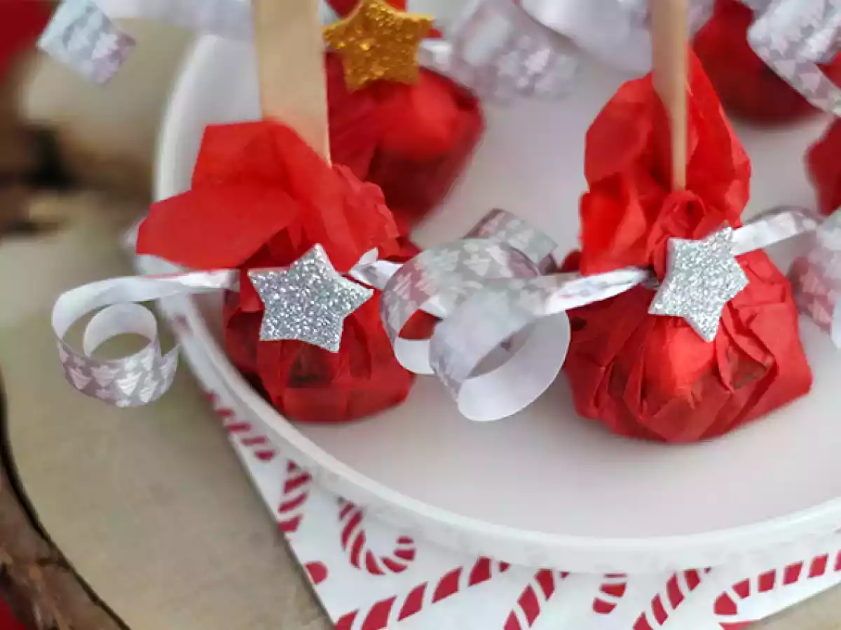 Slikkepinde med varm chokolade: mørk chokolade + skumfiduser - foto 4
