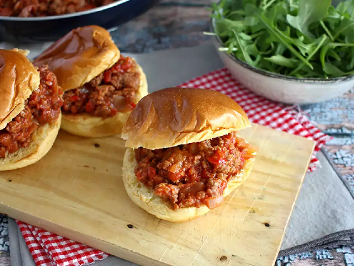 Sloppy Joe-burger