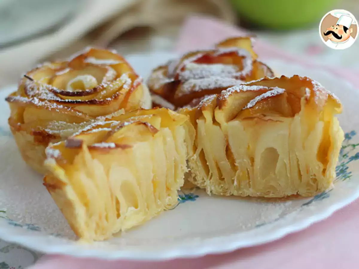 Små æbleblomsttærter med butterdej - foto 4
