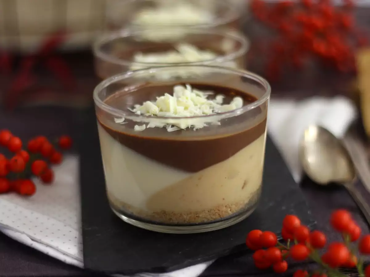 Små glas med chokolade og turrón – nem opskrift - foto 2