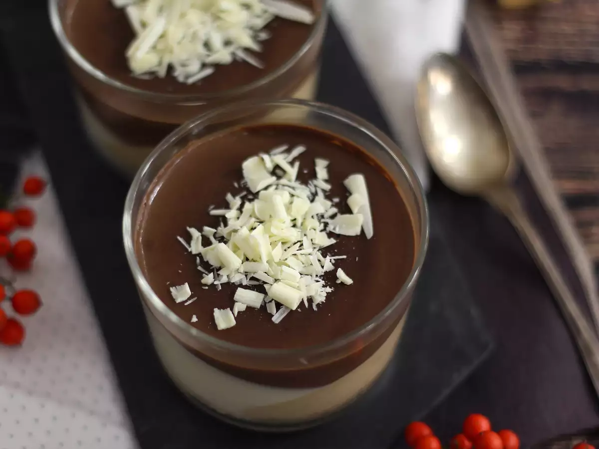 Små glas med chokolade og turrón – nem opskrift - foto 4