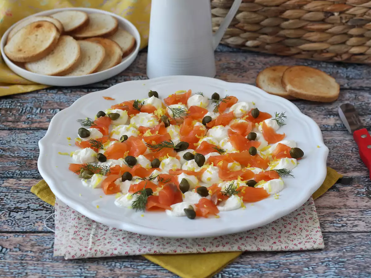 Smørefad med røget laks til aperitif - foto 2