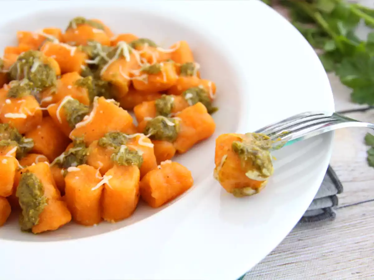 Søde kartoffel-gnocchi (nemme gnocchi)