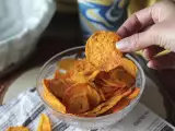 Søde kartoffelchips i mikroovn, foto 3