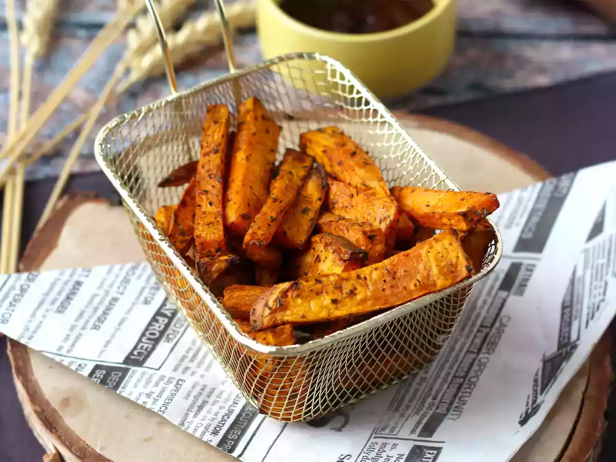 Søde kartoffelfritter i Air Fryer for et sprødt og sejt resultat! - foto 3