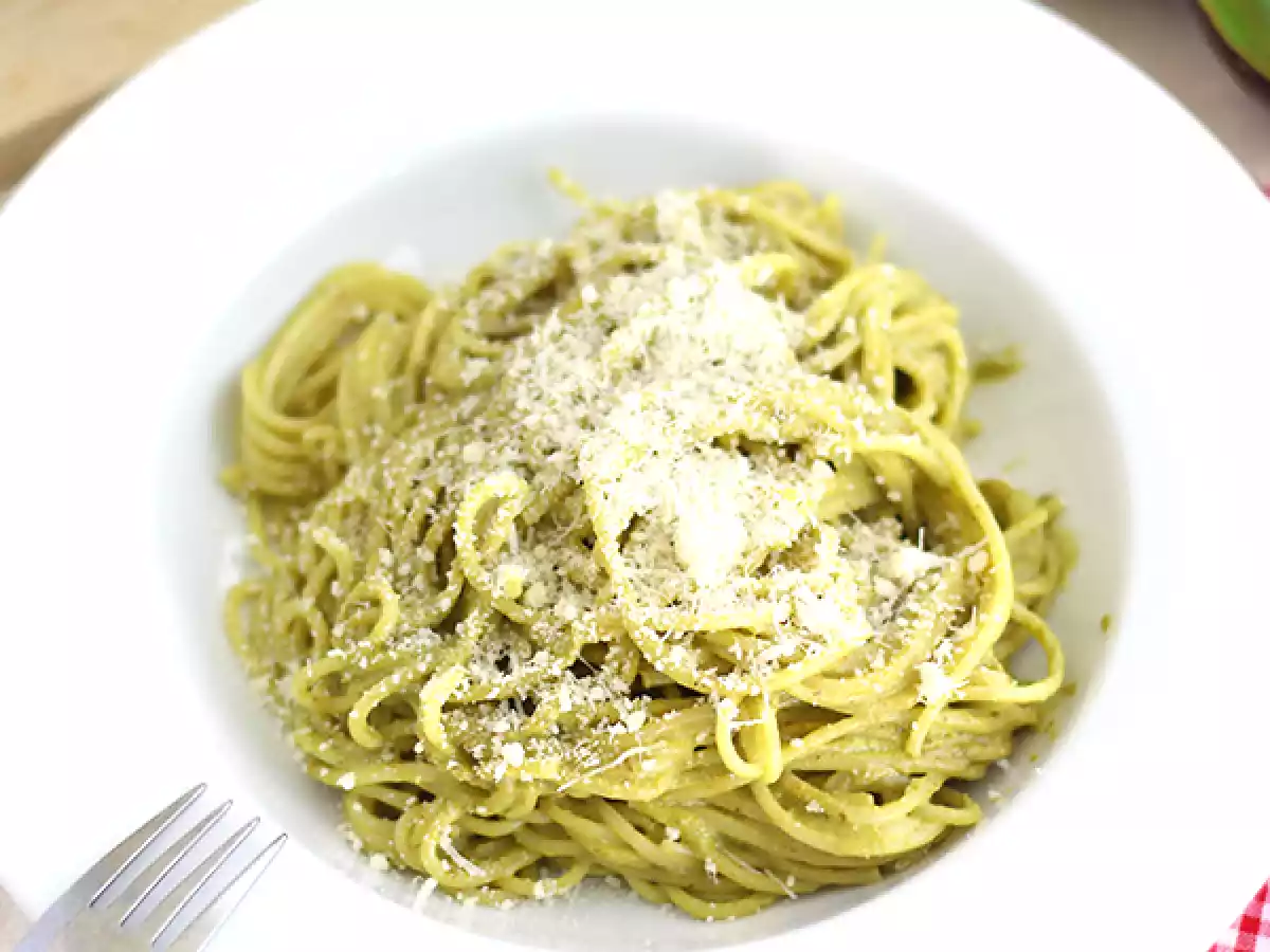 Spaghetti carbonara med avocado - foto 2