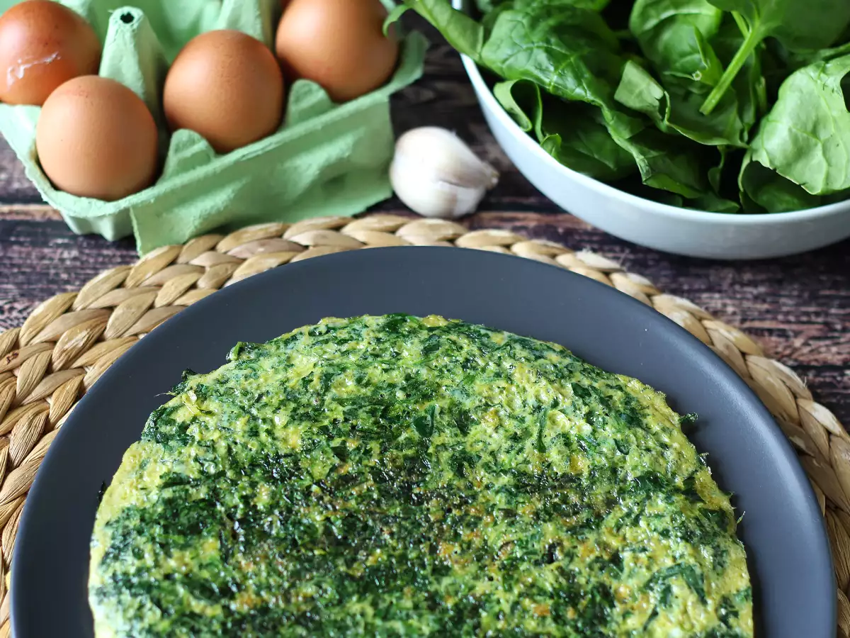 Spinatfrittata – nem og lækker vegetarisk hovedret - foto 2