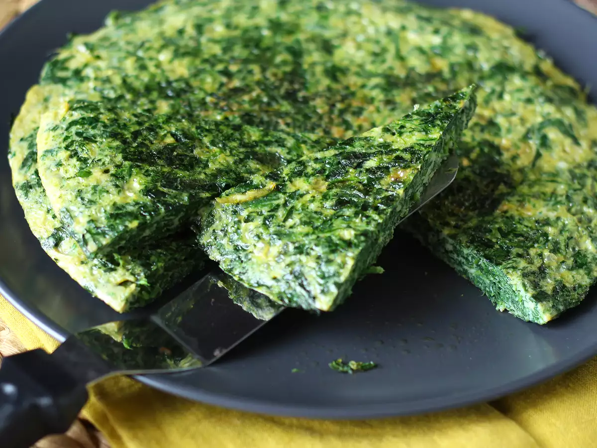 Spinatfrittata – nem og lækker vegetarisk hovedret - foto 4