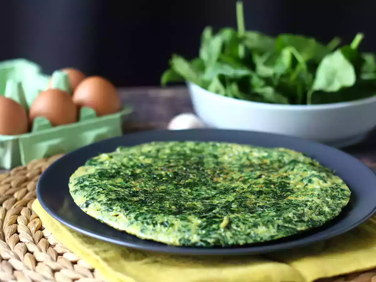 Spinatomelet, den nemme og velsmagende vegetariske hovedret - foto 3