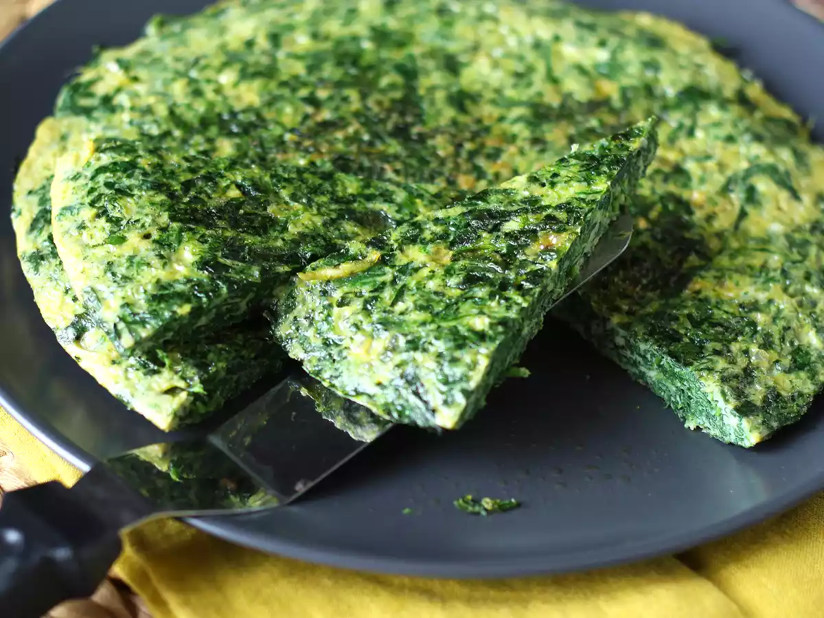 Spinatomelet, den nemme og velsmagende vegetariske hovedret - foto 4
