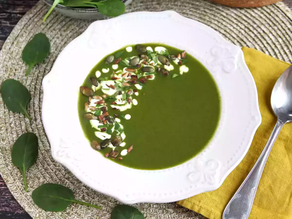 Spinatsuppe, tricket til at få alle til at spise grøntsager! - foto 4