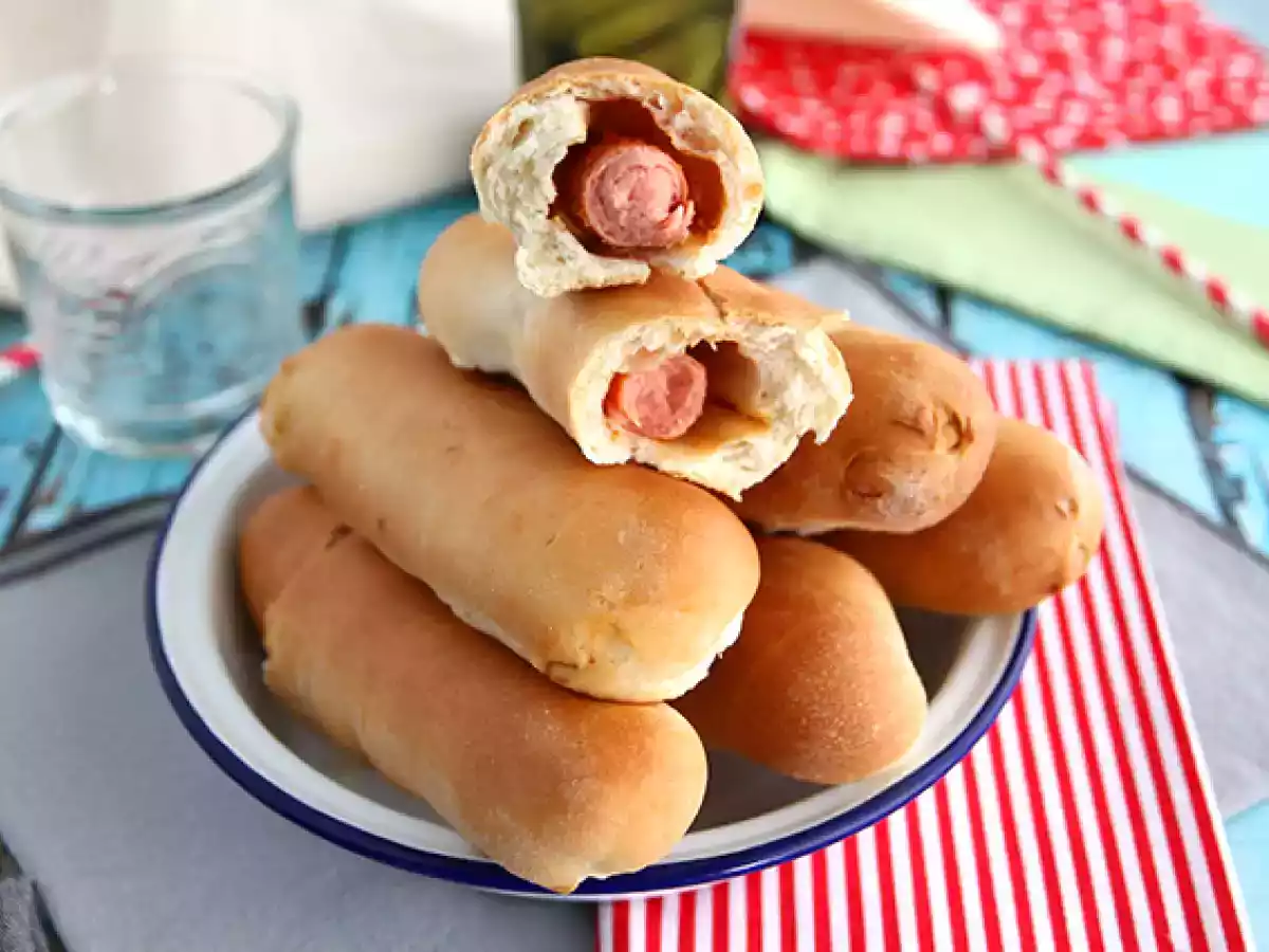 Spiro-dogs, hjemmelavede hotdogs