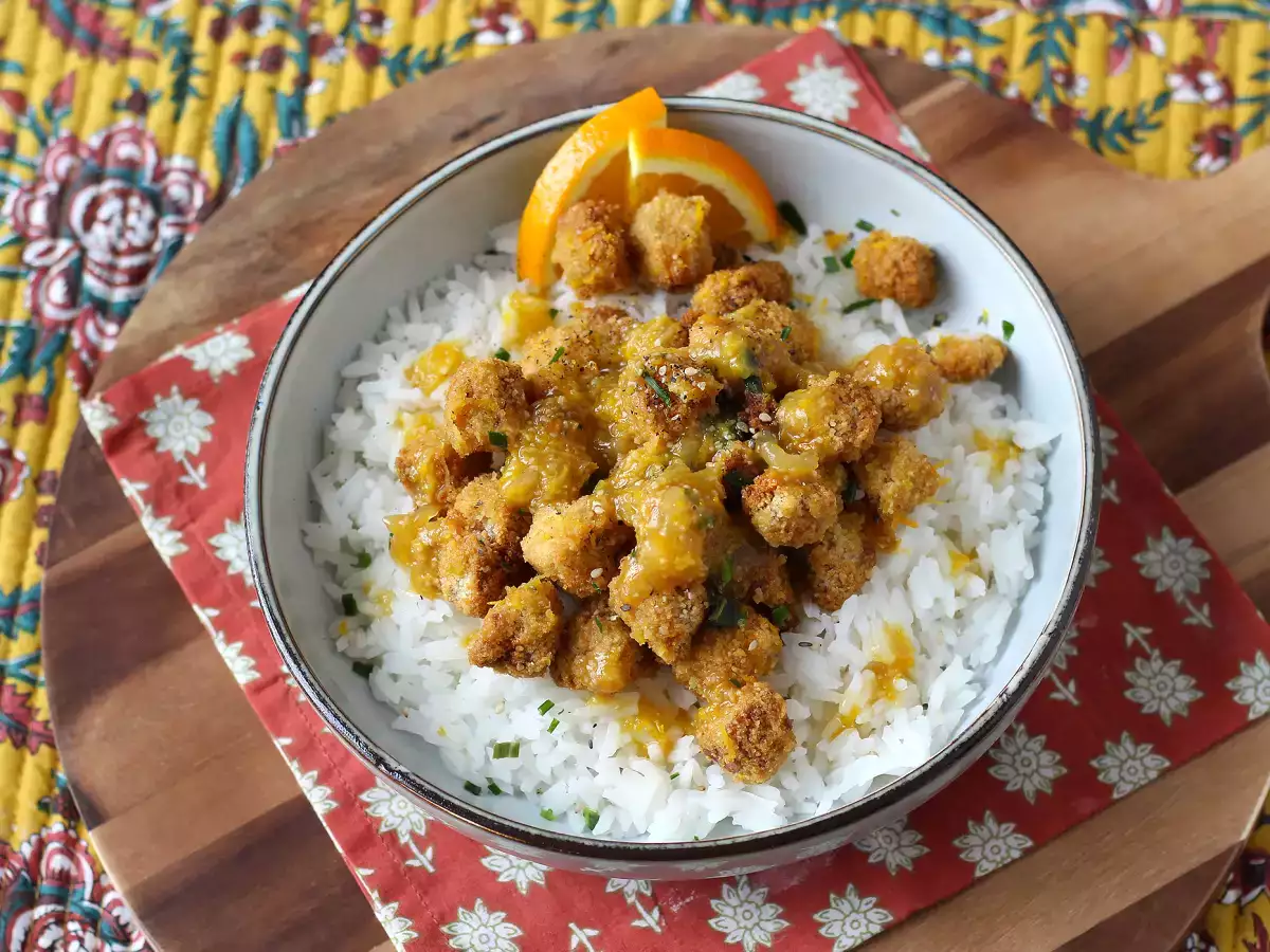 Sprød tofu med appelsin - foto 2