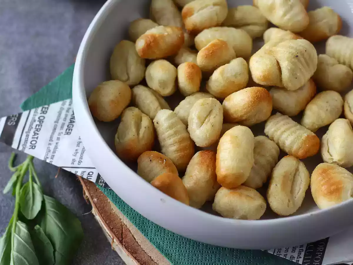 Sprøde, bløde gnocchi med Air fryer, klar på bare 10 minutter! - foto 2