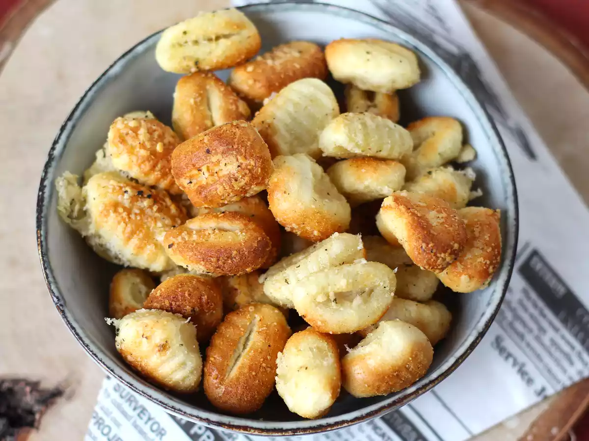 Sprøde gnocchi med parmesan på Air Fryer - foto 2