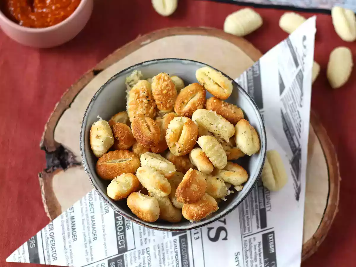Sprøde gnocchi med parmesan på Air Fryer - foto 3