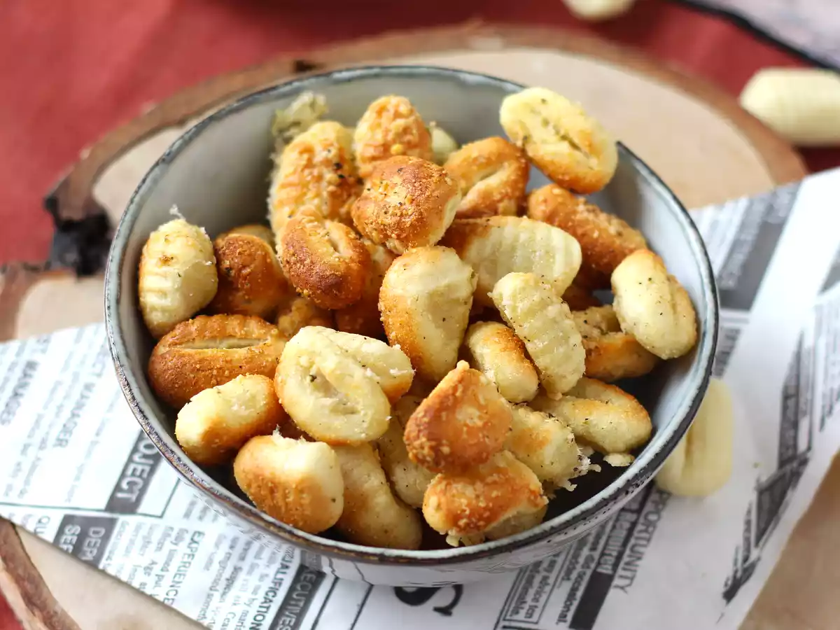 Sprøde gnocchi med parmesan på Air Fryer - foto 5