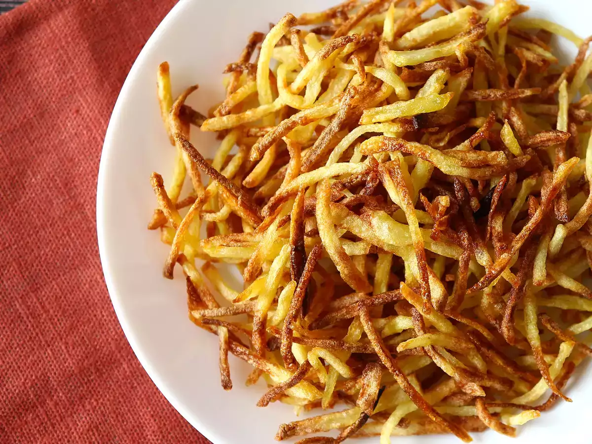 Sprøde kartoffelstrimler i airfryer – så sprøde, at ingen tror, de er hjemmelavede - foto 3