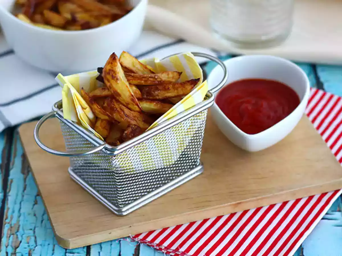 Sprøde pommes frites fra ovnen - foto 2