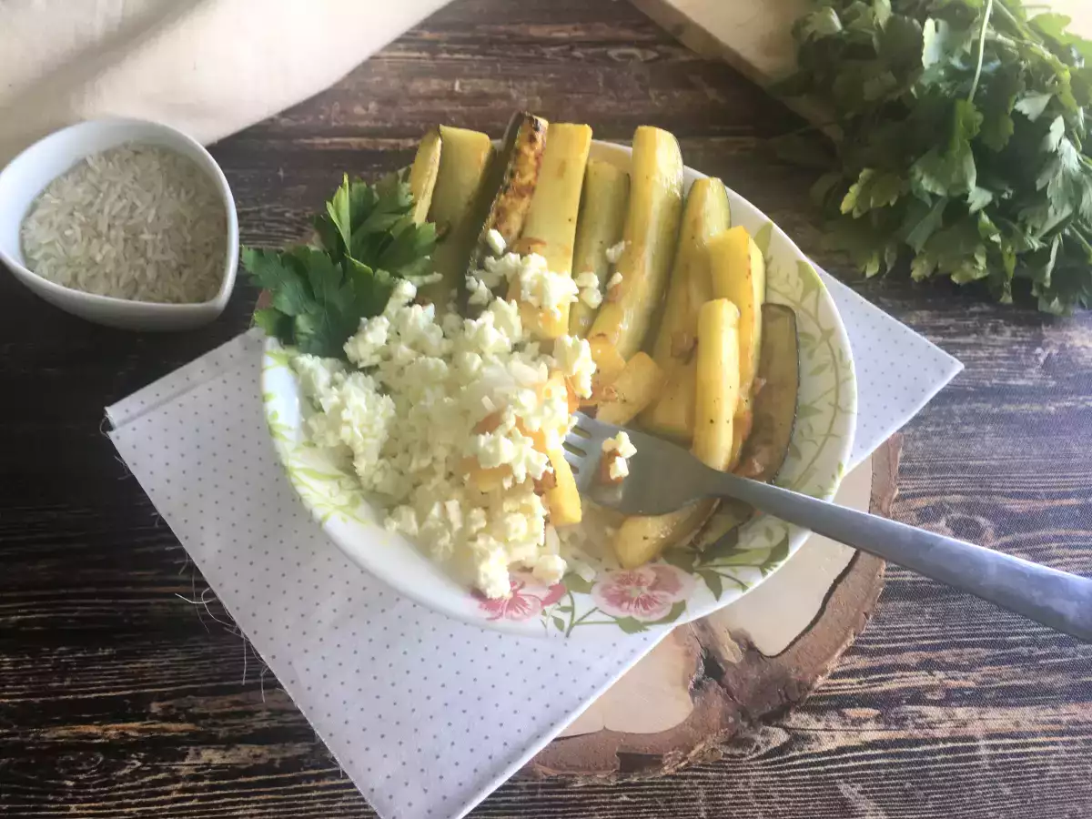 Squash med citron og fetaost - foto 3