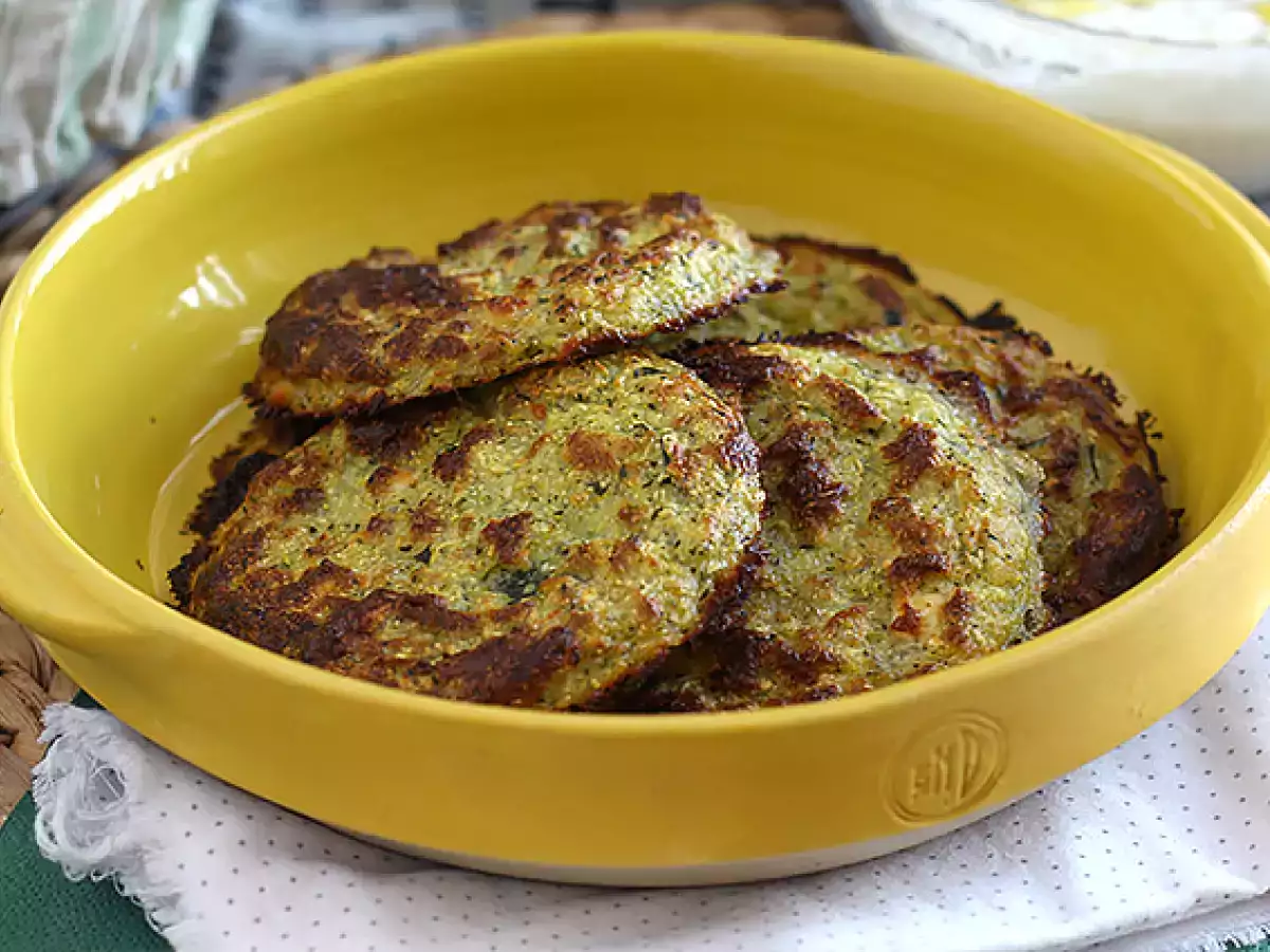 Squashfrikadeller med feta