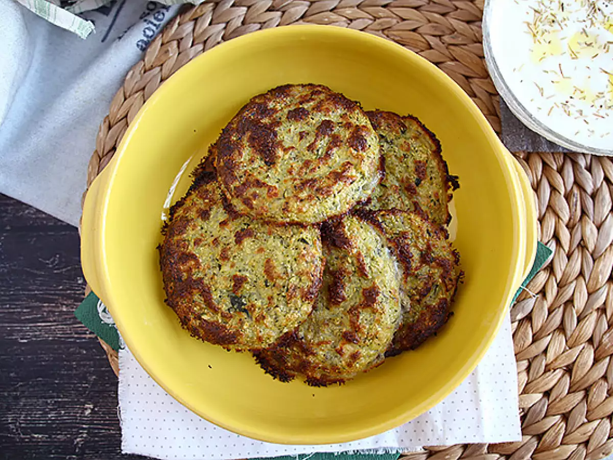 Squashfrikadeller med feta - foto 4