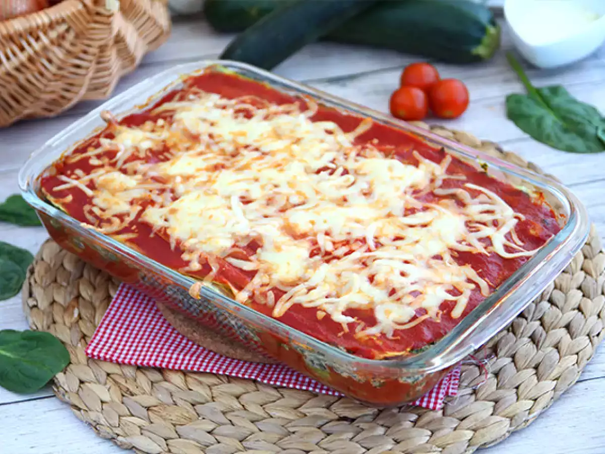 Squashlasagne med spinat