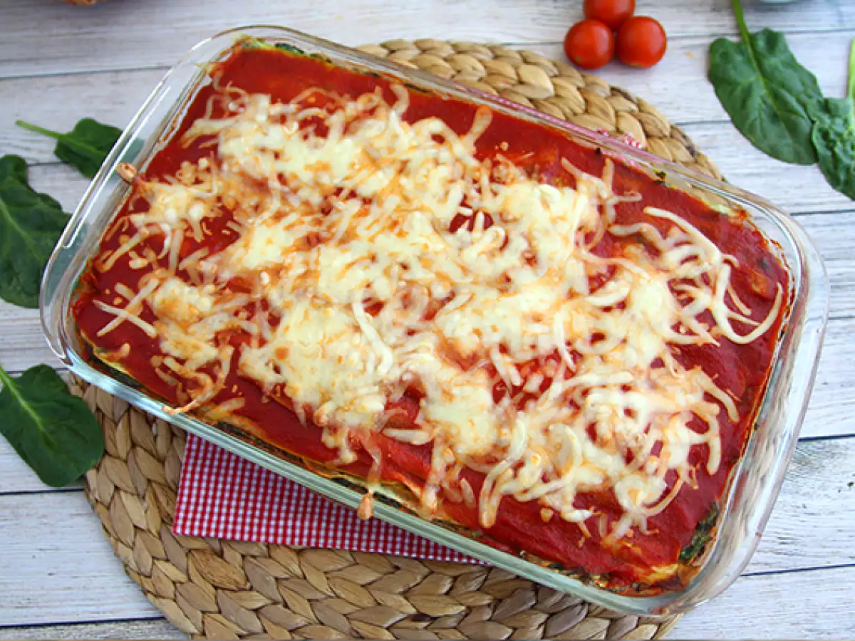 Squashlasagne med spinat - foto 5