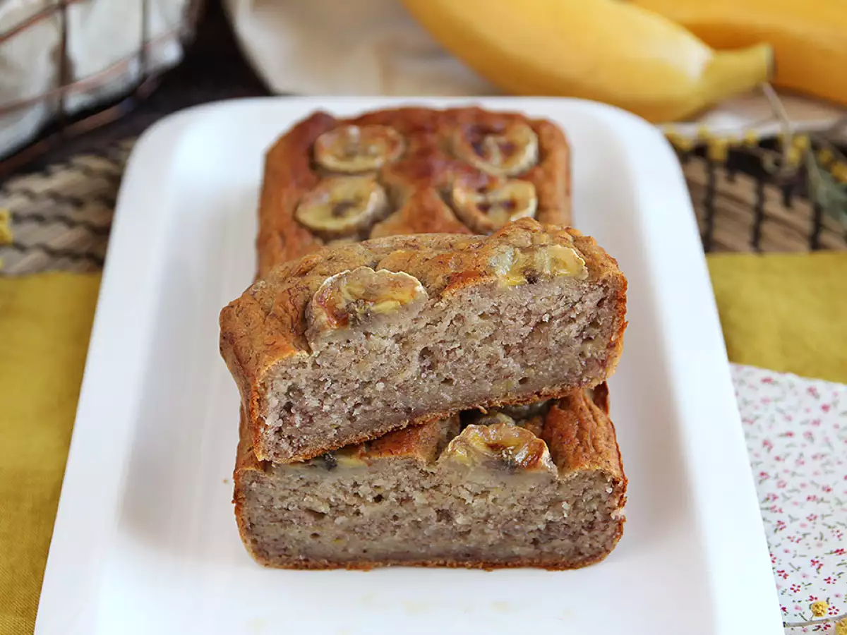 Sukkerfri banankage – banana bread - foto 2