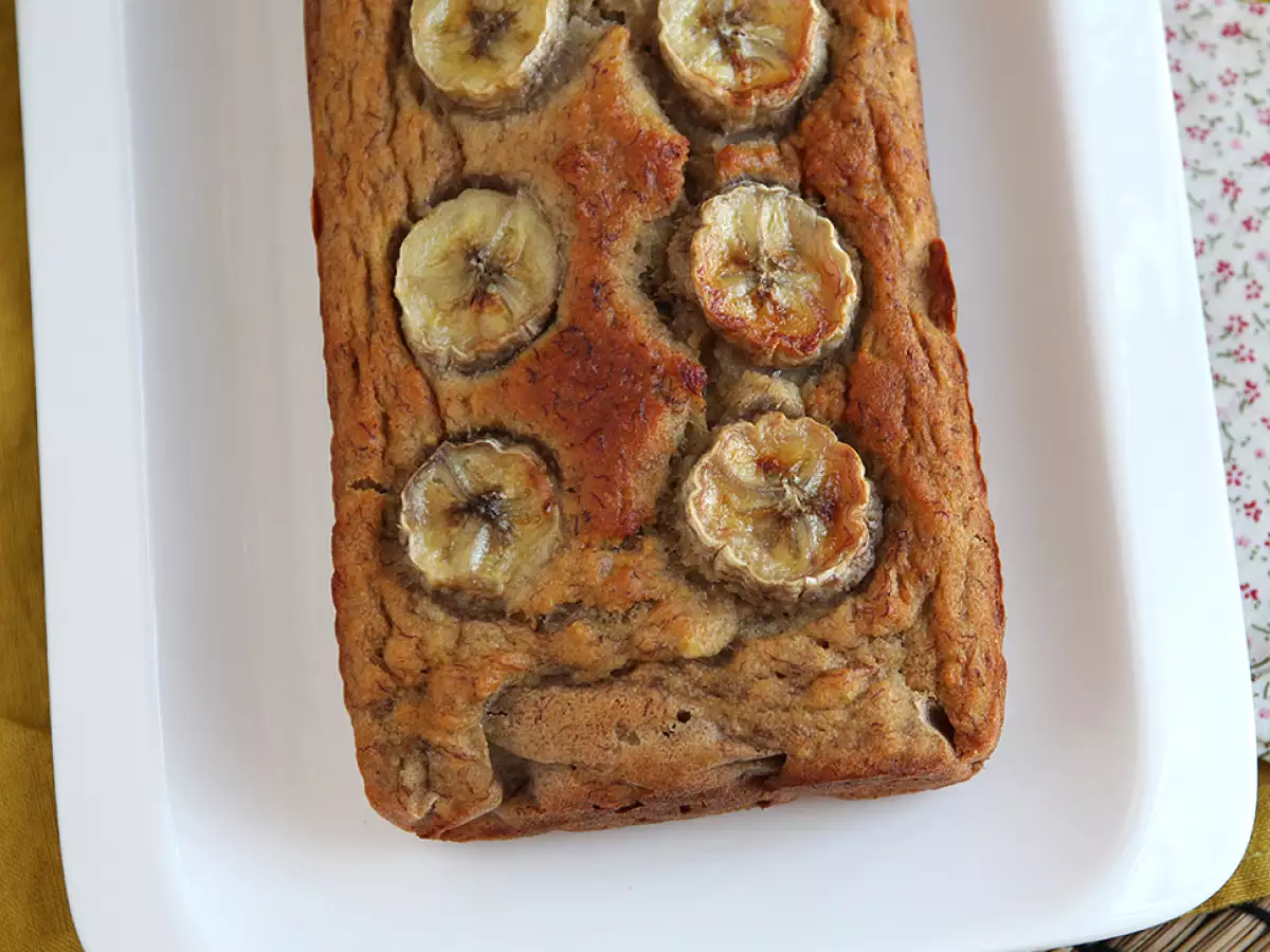 Sukkerfri banankage – banana bread - foto 3