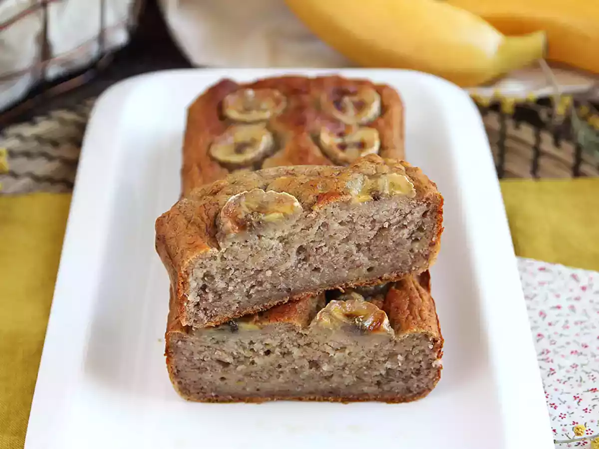 Sukkerfri banankage - Bananbrød - foto 2