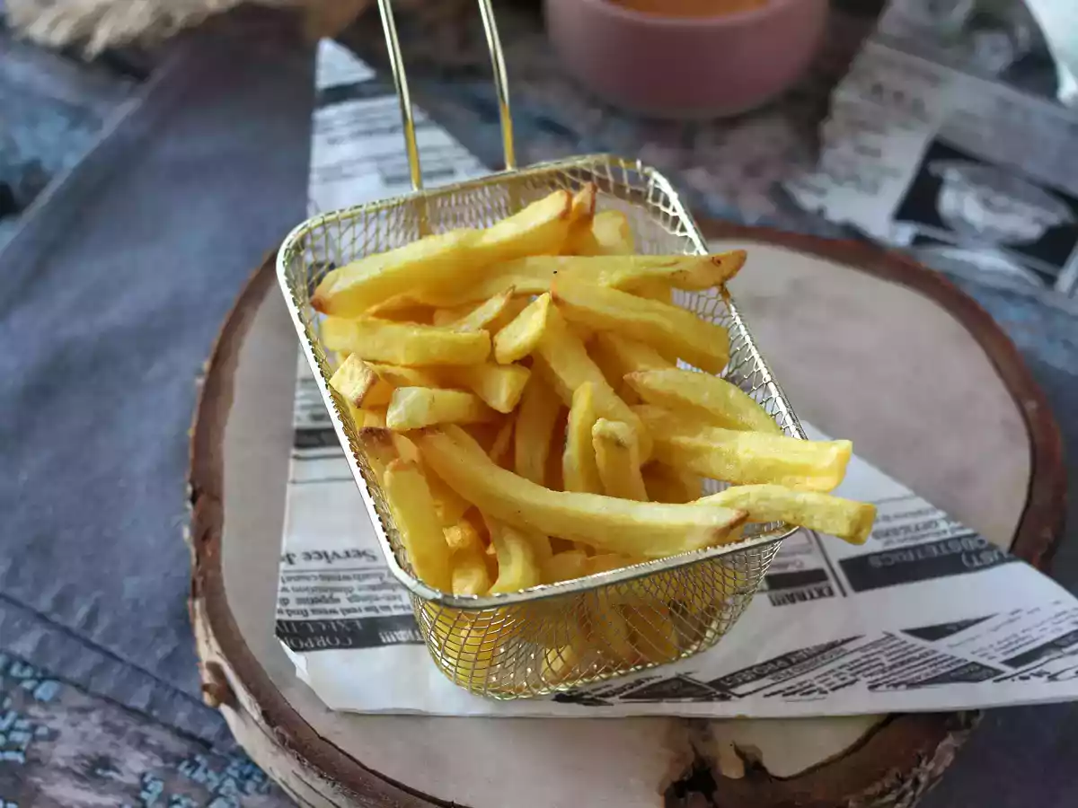Super sprøde frosne pommes frites med Air Fryer! - foto 2