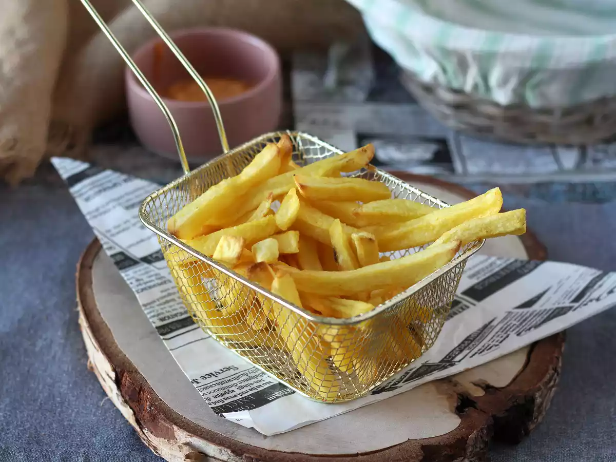 Super sprøde frosne pommes frites med Air Fryer! - foto 4