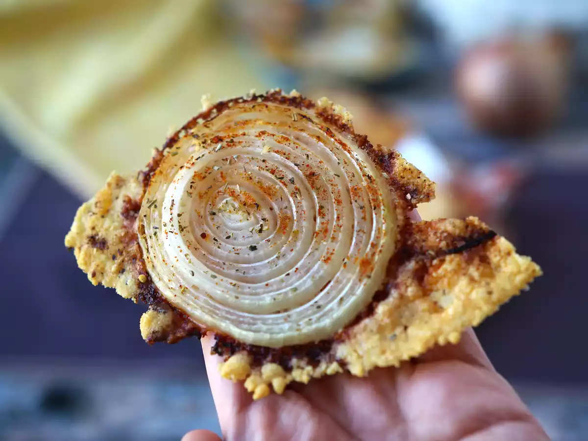 Super sprøde hjemmelavede løg- og parmesanchips - foto 5