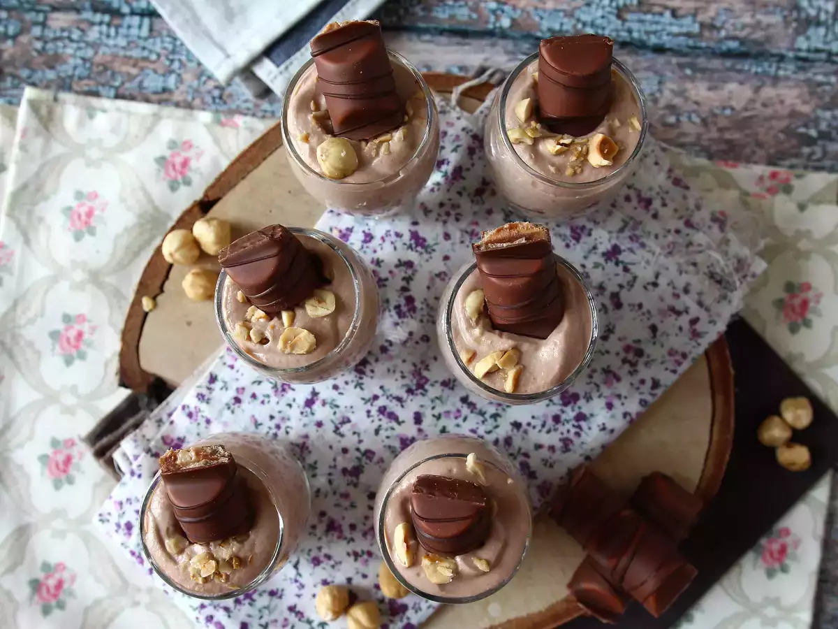 Superlækre Kinder Bueno-dessertglas uden bagning - foto 4