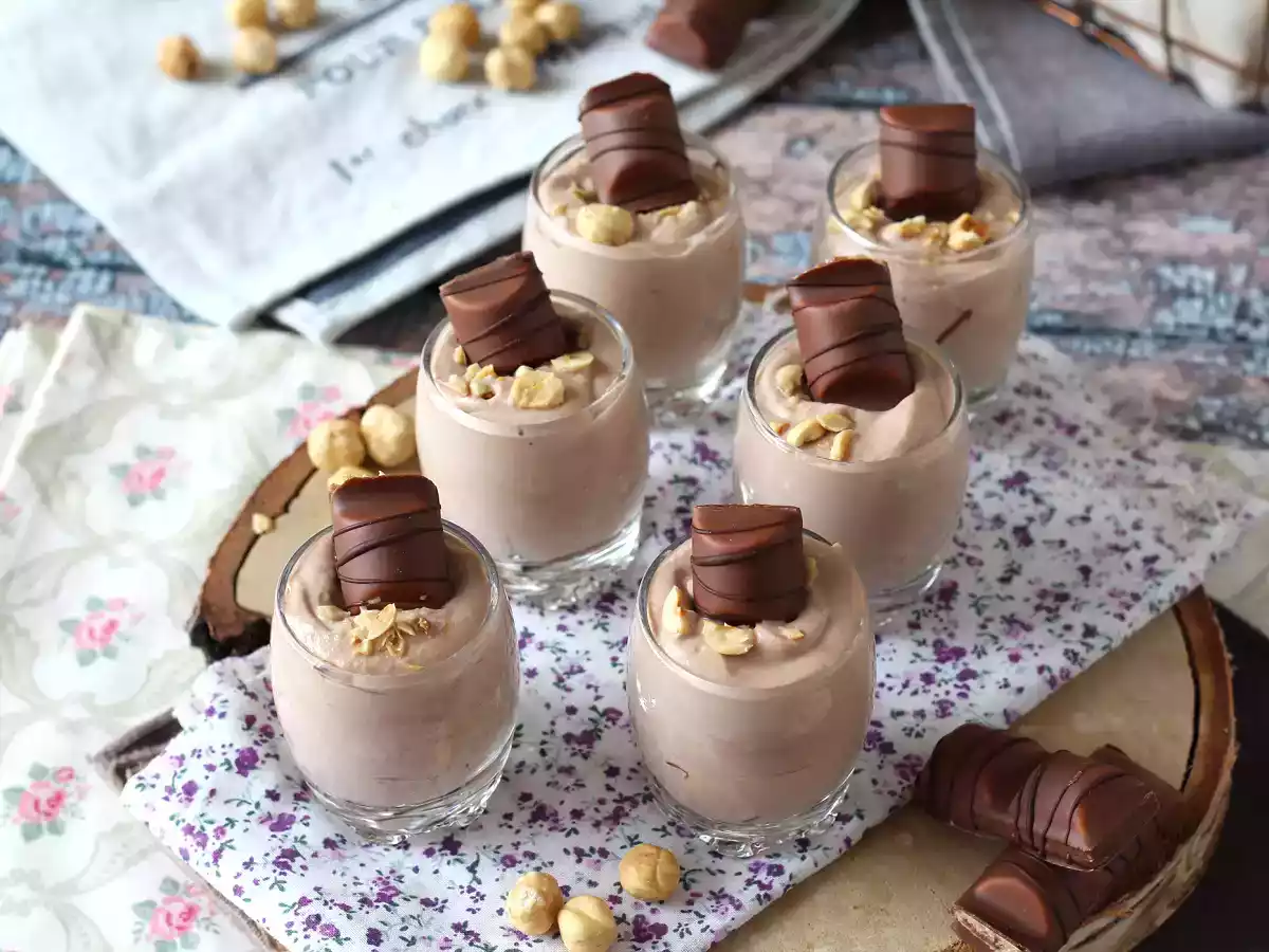 Superlækre Kinder Bueno-verrines, der ikke skal bages