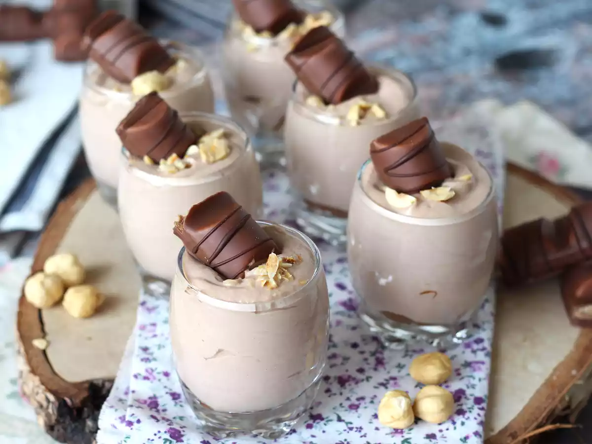 Superlækre Kinder Bueno-verrines, der ikke skal bages - foto 6