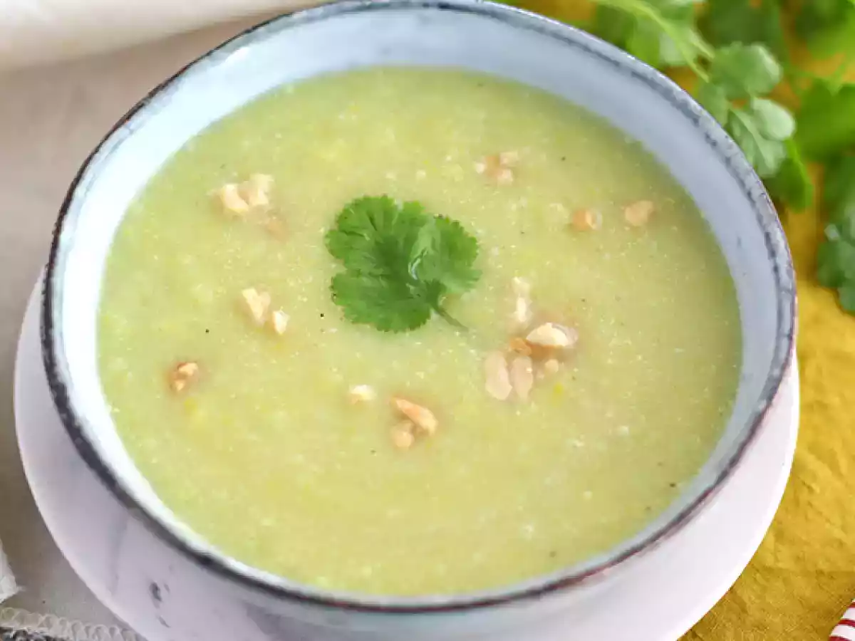 Suppe med porrer, kokosmælk og karry - foto 2